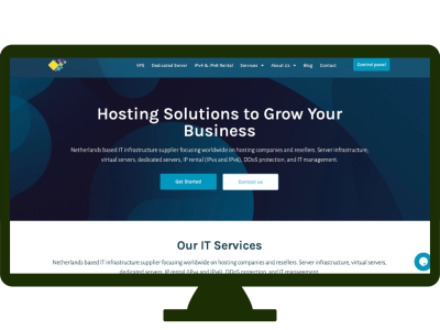 Hostio Solutions website